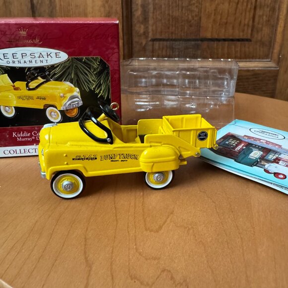 Hallmark 1997 Kiddie Car Classics - 1953 Murray Dump Truck - Picture 2 of 11